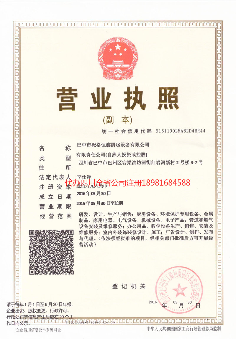 衡水衡水派格恒鑫厨房设备有限公司