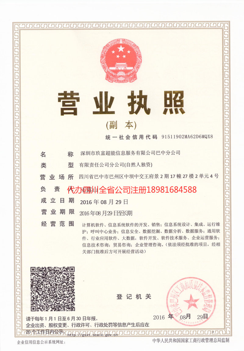 衡水衡水玖富超能信息服务有限公司